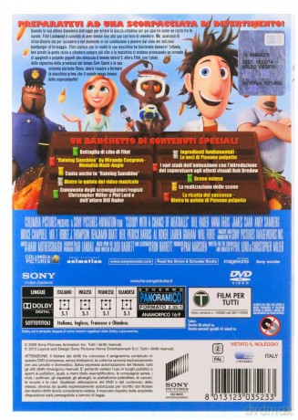Cloudy with a Chance of Meatballs (Klopsiki i inne zjawiska pogodowe) [DVD]