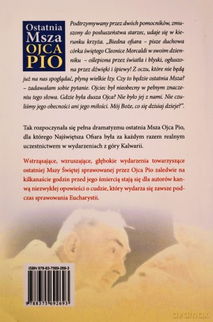 Ostatnia Msza Ojca Pio - Alessandro Gnocchi, Mario Palmaro [KSIĄŻKA]