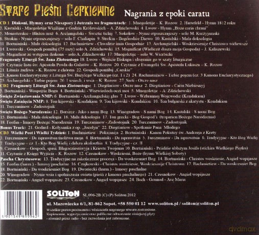 Stare Carskie Pieśni Cerkiewne [3CD]