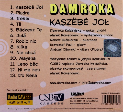 Damroka: Kaszebe Joł (digipack) [CD]