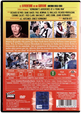 Hemingway's Adventures of a Young Man (Przygody młodego człowieka) [DVD]