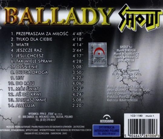 Shout: Ballady [CD]
