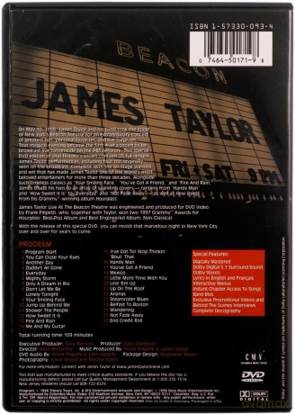 James Taylor: Live at the Beacon Theatre [DVD]