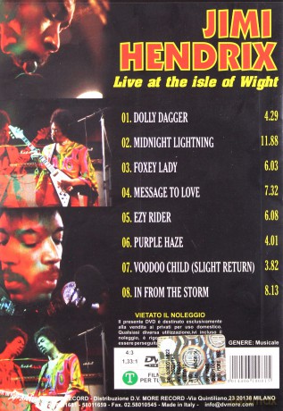 Jimi Hendrix: Live At The Isle Of Wight [DVD]