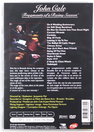 John Cale: Fragments of a Rainy Season [DVD]
