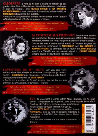 Joseph L. Mankiewicz: Portraits De Femmes (French Edition) [4DVD]
