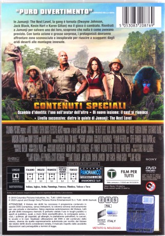 Jumanji: The Next Level (Jumanji: Następny poziom) [DVD]
