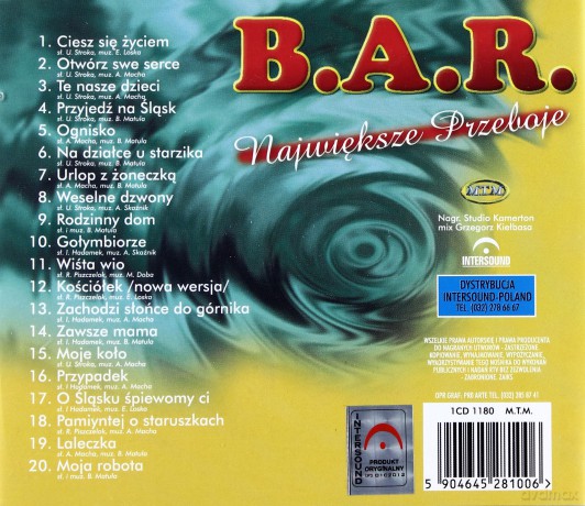B.A.R.: Największe przeboje [CD]