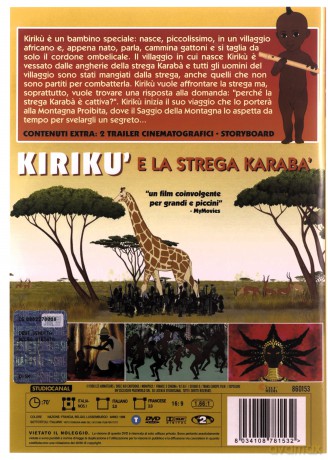 Kirikou and the Sorceress (Kirikou i czarownica) [DVD]