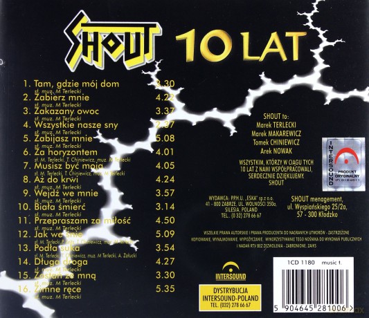 Shout: 10 lat [CD]