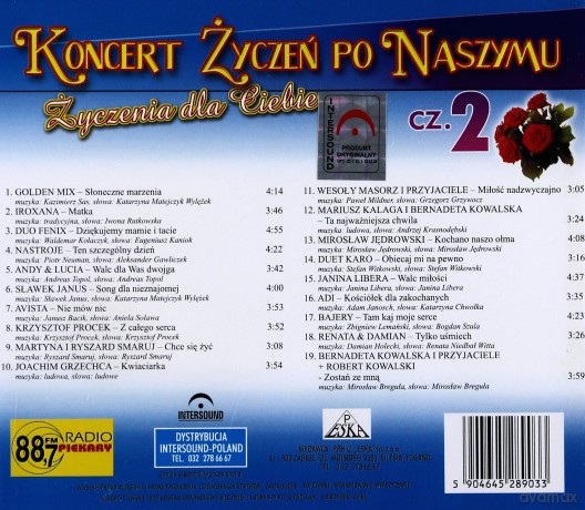 Koncert życzeń po naszymu - Życzenia dla ciebie vol. 2 [CD]