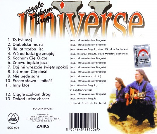 Universe: ...ciągle szukam drogi [CD]