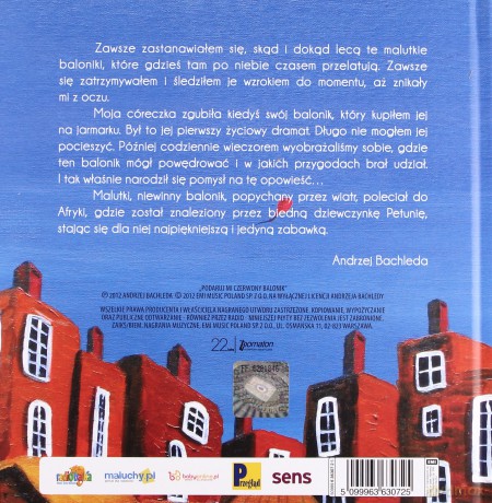 Podaruj mi czerwony balonik - Andrzej Bachleda [AUDIOBOOK][CD]