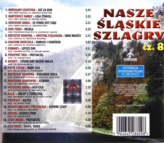 Nasze śląskie szlagiery (szlagry) vol. 8 [CD]
