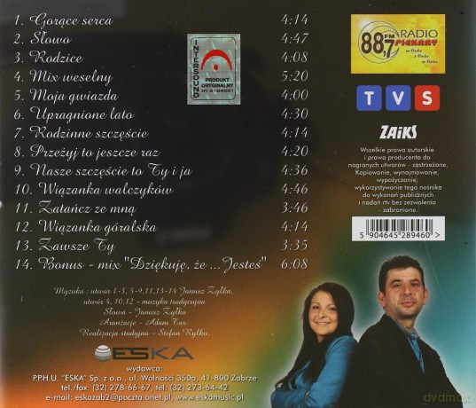 Dominika i Janusz Żyłka: Dziękuję, że... jesteś [CD]