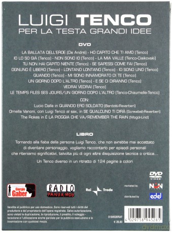 Luigi Tenco - Per La Testa Grandi Idee [3DVD]