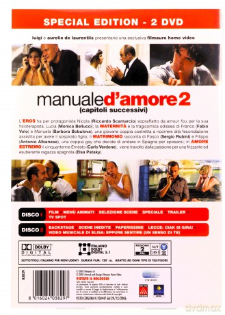 Manuale D'Amore 2 - Capitoli Successivi (Special Edition) [2DVD]