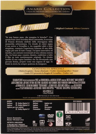 Marie Antoinette (Maria Antonina) [DVD]