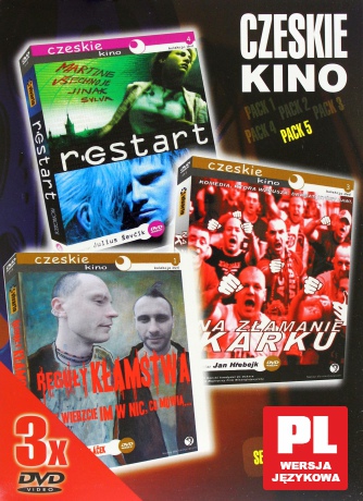 Czeskie kino 5: Na złamanie karku / Reguły kłamstwa / Restart BOX [3DVD]