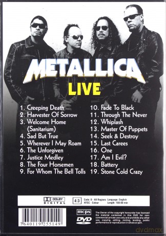 Metallica: Live [DVD]