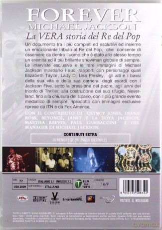 Michael Jackson - Forever - La Vera Storia Del Re Del Pop [DVD]