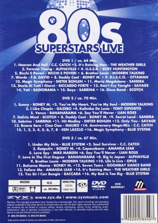 80s Superstars - Live [BOX] [3DVD]