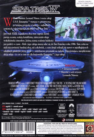 Star Trek IV. Powrót na ziemię [DVD]