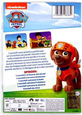 Paw Patrol: Pups and the Pirate Treasure (Psi patrol) [DVD]