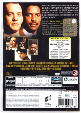 Philadelphia (Filadelfia) [DVD]