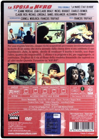 The Bride Wore Black (Panna młoda w żałobie) [DVD]