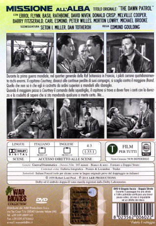 The Dawn Patrol (Patrol o świcie) [DVD]