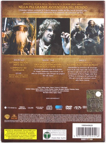 The Hobbit: An Unexpected Journey (Extended Edition) (Hobbit: Niezwykła podróż) [5DVD]