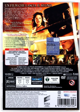 The Legend of Zorro (Legenda Zorro) [DVD]