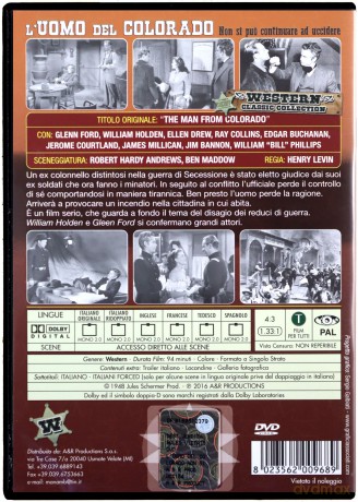 The Man from Colorado (Człowiek z Colorado) [DVD]