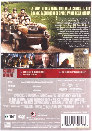 The Monuments Men (Obrońcy skarbów) [DVD]