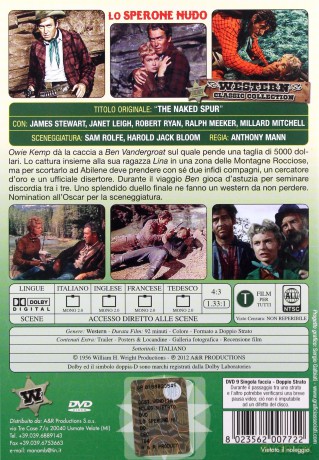 The Naked Spur (Naga ostroga) [DVD]