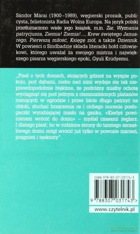 Sindbad Powraca do Domu (twarda) - Sandor Marai [KSIĄŻKA]