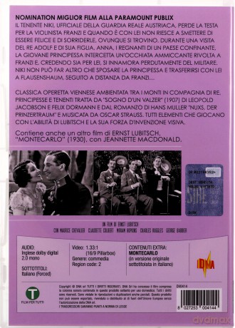 The Smiling Lieutenant (Uśmiechnięty porucznik) [DVD]