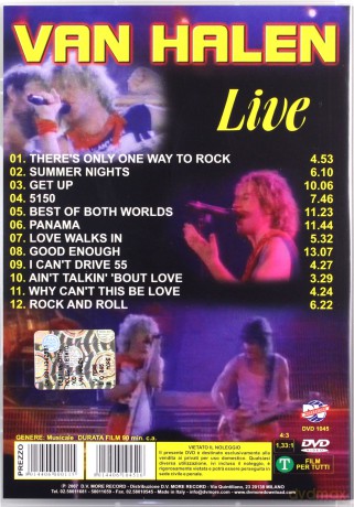Van Halen: Live [DVD]