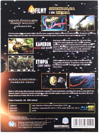 Szokująca Ziemia: Szokująca Ziemia 1 / Szokująca Ziemia 2 / Kamerun / Etiopia [BOX] [4xBlu-Ray]
