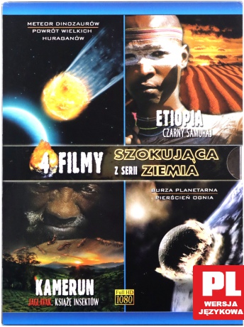 Szokująca Ziemia: Szokująca Ziemia 1 / Szokująca Ziemia 2 / Kamerun / Etiopia [BOX] [4xBlu-Ray]