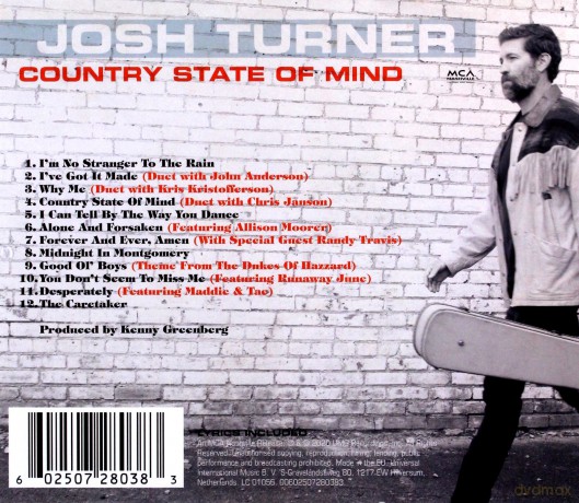 Josh Turner: Country State Of Mind [CD]