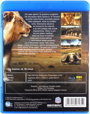 Szokująca Ziemia: Tanzania. Przeżyć suszę [Blu-Ray]