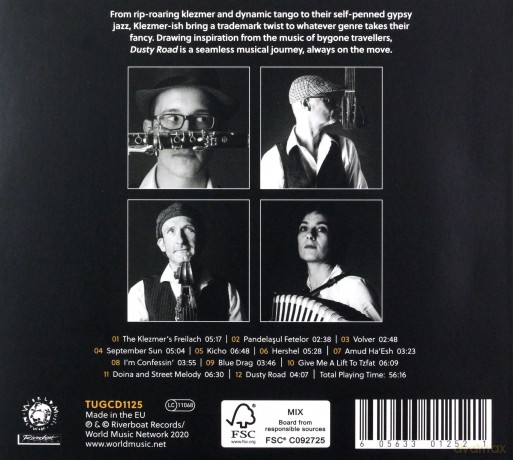 Klezmer-Ish: Dusty Road [CD]