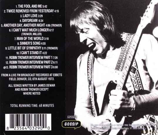 Robin Trower: Ebbets Field 1973 [CD]