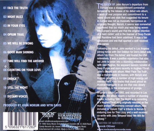John Norum: Face The Truth [CD]