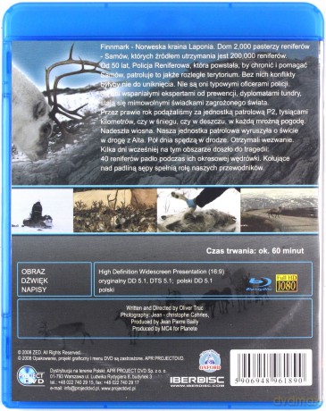 Szokująca Ziemia: Norwegia. Życie reniferów [Blu-Ray]