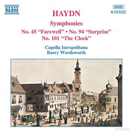 Istropolitanawordsworth: Haydnsymphonies 45 94 101 [CD]