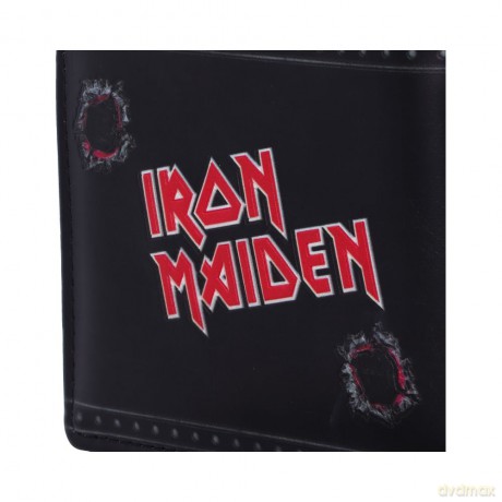 Iron Maiden: Iron Maiden The Trooper Embossed Wallet With Chain