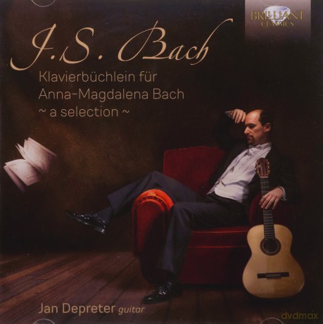 Jan Depreter: J.S. Bach: Klavierbuchlein Fur Anna-Magdalena Bach [CD]